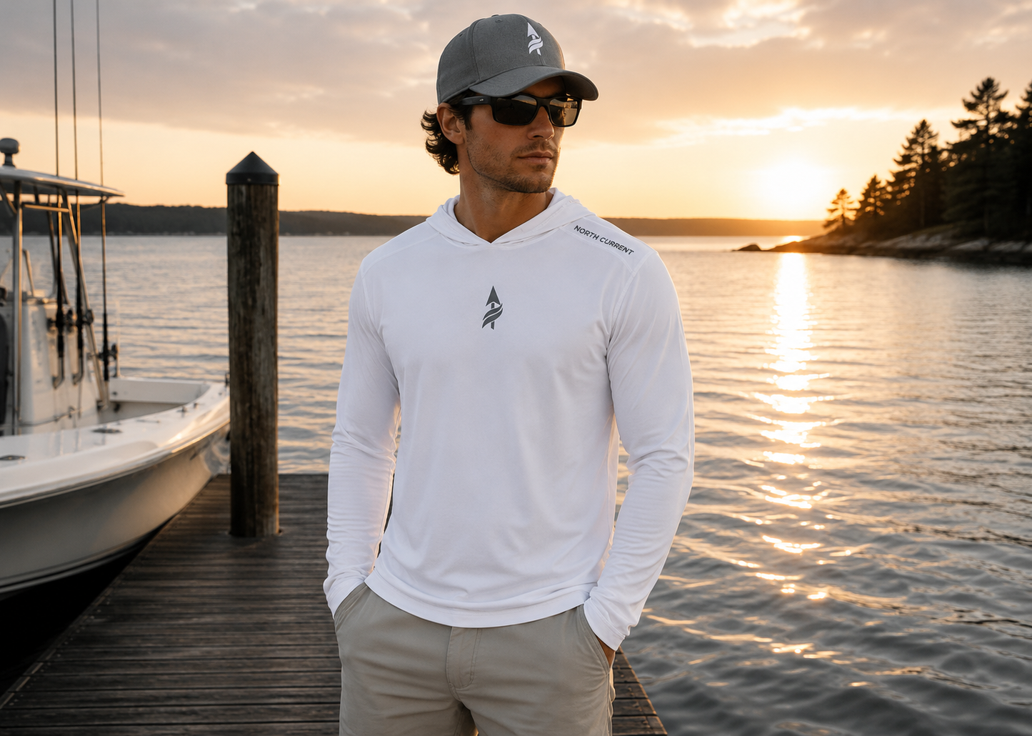 North Current™ Performance Hat — Frost Grey