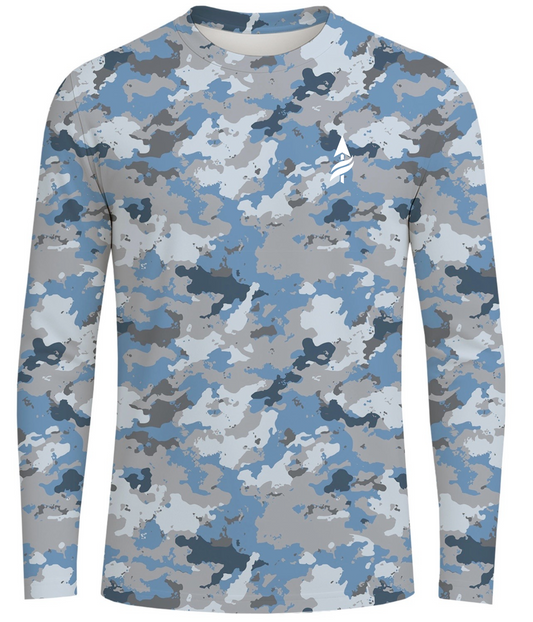 Open Water Camo Performance Sun Shirt