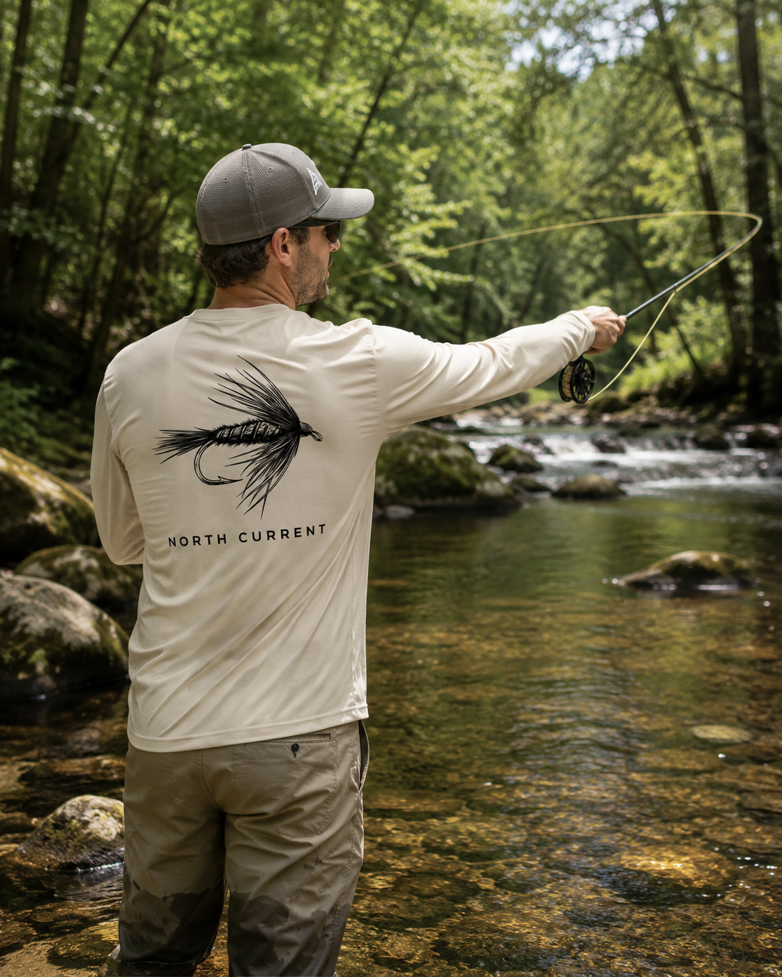 North Current™ Fly Lure Sun Shirt — Long Sleeve (UPF 50+)